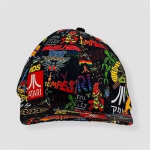 Atari Video Games Bright Colorful Unisex Snapback Hat 80’s Retro Casual Party